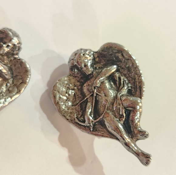 Judith Woracek Mullen Angel Cherub Designer Earrings - Picture 4 of 5